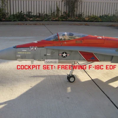 Bộ Cockpit: Freewing F-18C Hornet 1/11 EDF R/C Jet