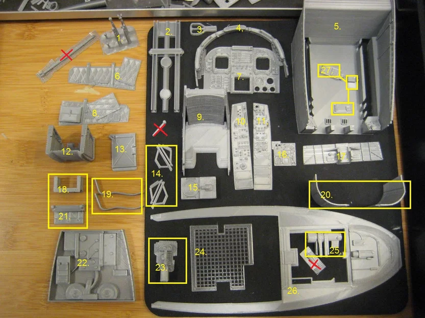 Bộ Cockpit: Freewing F-18C Hornet 1/11 EDF R/C Jet - Image 2
