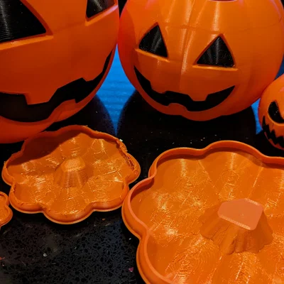 Nắp rỗng (hollowed) cho Jack-o'-lantern Vase Mode