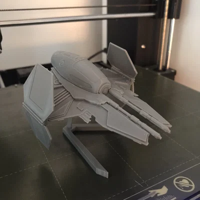 Kitcard tàu Jedi Interceptor Star Wars (Eta-2 Actis-class light interceptor)