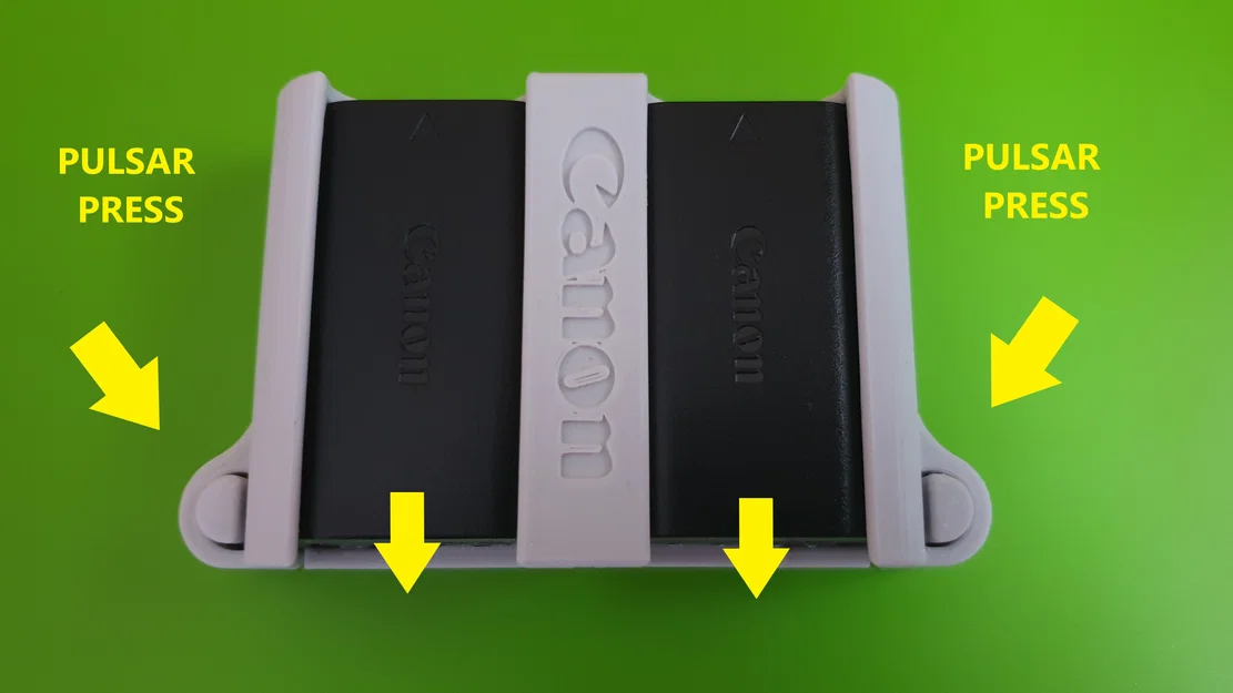 Nhiều khay pin Canon LP-E6 có nút nhả (Several LP-E6 battery packs) - Image 4