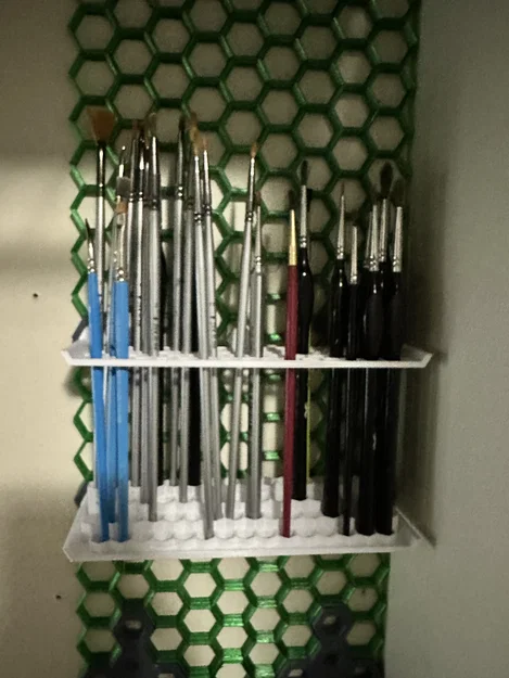 Kệ lưu trữ cọ vẽ HSW (HSW paint brush storage shelves) - Image 2