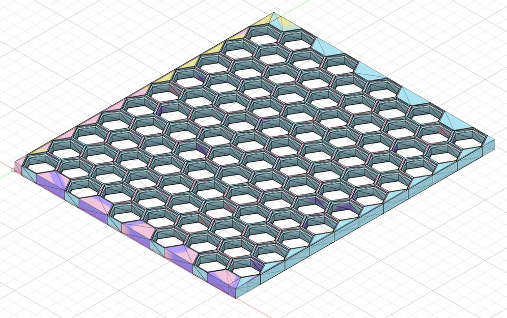 Bảng treo tường tổ ong Honeycomb Wall tùy biến viền đa dạng - Image 1