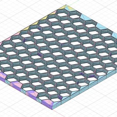 Bảng treo tường tổ ong Honeycomb Wall tùy biến viền đa dạng