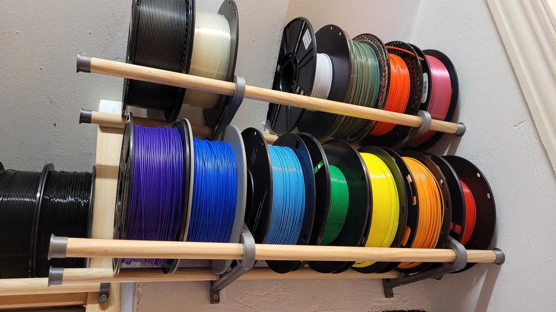 Hệ kệ treo spool filament V2 (Filament Spool Shelf system - V2) - Image 2