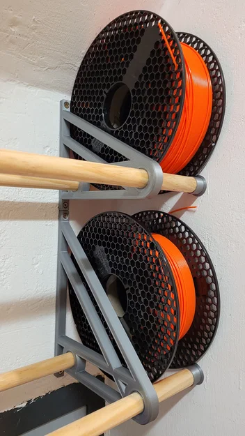 Hệ kệ treo spool filament V2 (Filament Spool Shelf system - V2) - Image 4