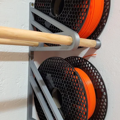 Hệ kệ treo spool filament V2 (Filament Spool Shelf system - V2)