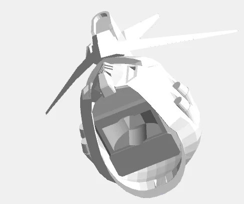 Mô hình đầu Gundam Strike cho Mini 13 (SD Gundam Head) - Image 2
