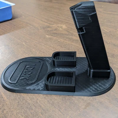 Kệ Glock kèm 2 khay giữ băng đạn, tương thích GEN 5