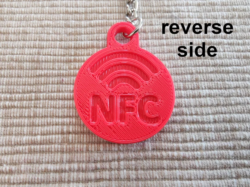 Móc khóa nhóm máu kèm thẻ NFC - Image 2