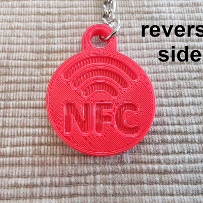 Móc khóa nhóm máu kèm thẻ NFC