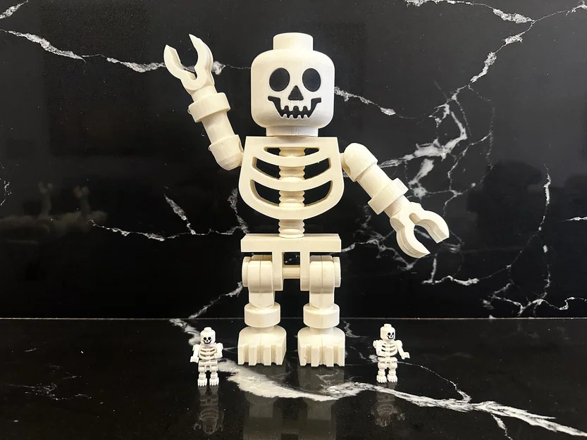 Bộ Xương Lego Khổng Lồ (Cải tiến Mặt & Tay) Version 3.0 - Image 1