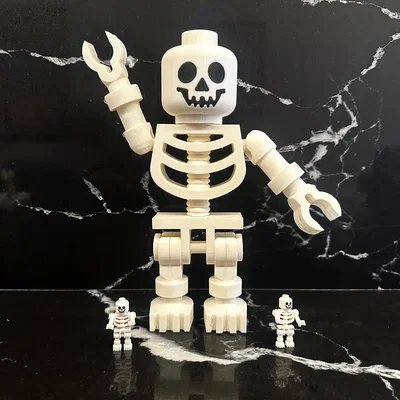 Bộ Xương Lego Khổng Lồ (Cải tiến Mặt & Tay) Version 3.0