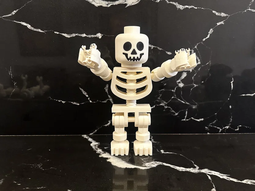 Bộ Xương Lego Khổng Lồ (Cải tiến Mặt & Tay) Version 3.0 - Image 2