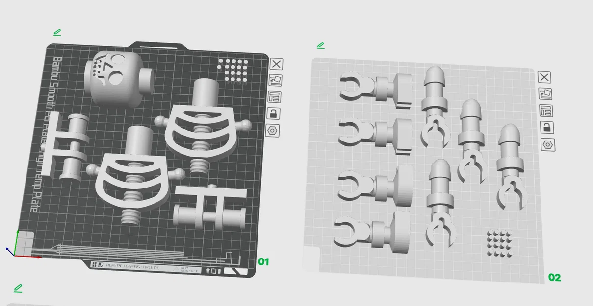 Bộ Xương Lego Khổng Lồ (Cải tiến Mặt & Tay) Version 3.0 - Image 3