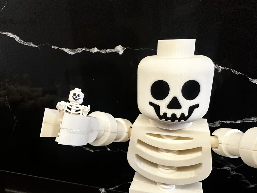 Bộ Xương Lego Khổng Lồ (Cải tiến Mặt & Tay) Version 3.0 - Image 4