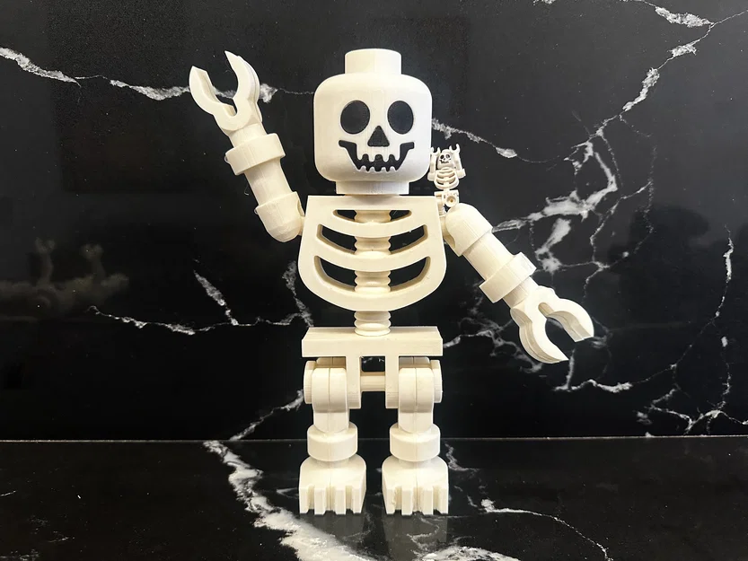 Bộ Xương Lego Khổng Lồ (Cải tiến Mặt & Tay) Version 3.0 - Image 5