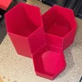 Hex Pen Organizer – Khay/Ống cắm bút lục giác để bàn dễ in - Thumbnail 3