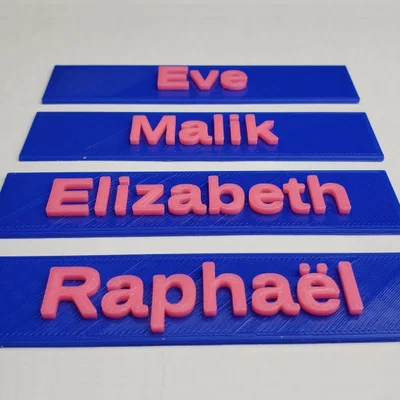 Nameplate – Bảng tên để bàn tùy biến