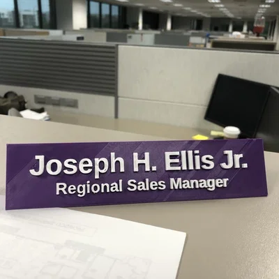 Nameplate – Bảng tên để bàn tùy biến