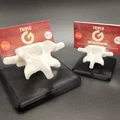 Giá đỡ danh thiếp hình đốt sống độc đáo cho bàn làm việc - Thumbnail 1