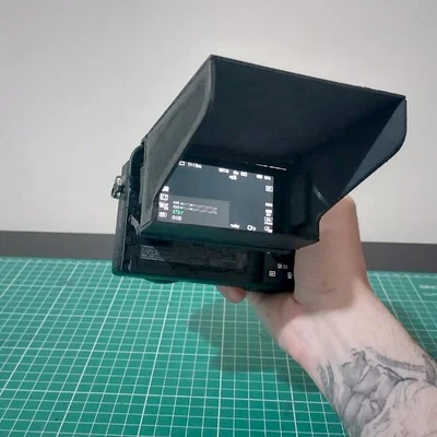 Tấm che nắng LCD cho Sony Alpha a6400 (Sony Alpha a6400 LCD Sun Hood)