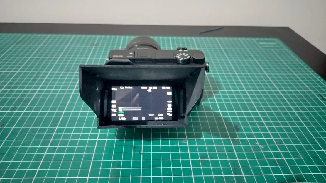 Tấm che nắng LCD cho Sony Alpha a6400 (Sony Alpha a6400 LCD Sun Hood) - Image 5