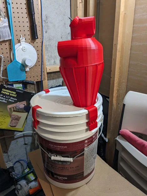 Cyclone Dust Collector cho thùng 5 gallon (ống 51mm O.D.) - Image 1
