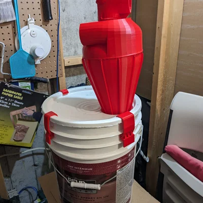 Cyclone Dust Collector cho thùng 5 gallon (ống 51mm O.D.)
