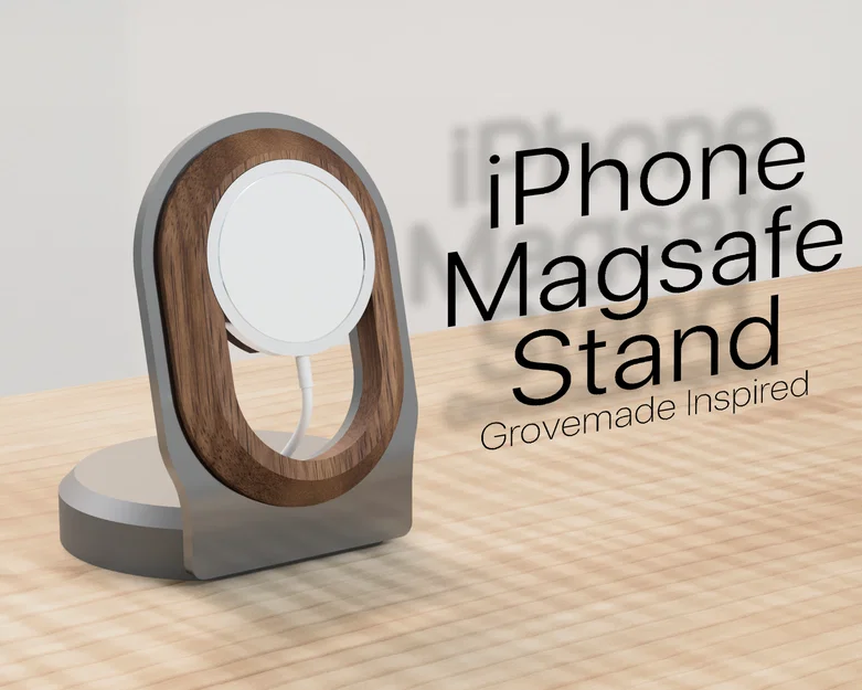 Stand iPhone MagSafe “Lấy cảm hứng Grovemade” - Image 1