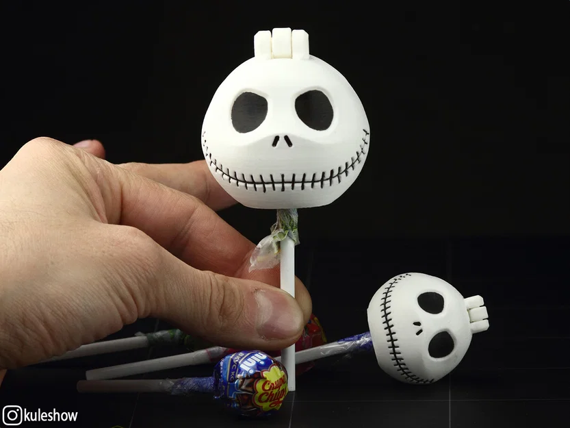 Kẹp/giá giữ Chupa-Chups Jack Skellington - Image 1