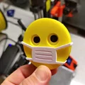 Huy hiệu 3D emoji đeo khẩu trang – nhắc nhở phòng dịch corona - Thumbnail 3