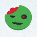 Huy hiệu 3D emoji “xác sống xanh” - Thumbnail 2