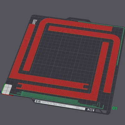 Gasket TPU cho top plate X1C/P1S/P1P & X3D-v3 AMS Riser | Bambu Lab X1/P1