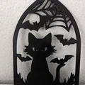 Mô hình trang trí Halloween Cat: Chú mèo đen huyền bí in 3D - Thumbnail 2