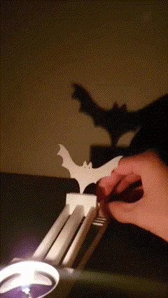 Giá đỡ nến/tealight Spooky chiếu bóng (tự tạo figure) - Image 2