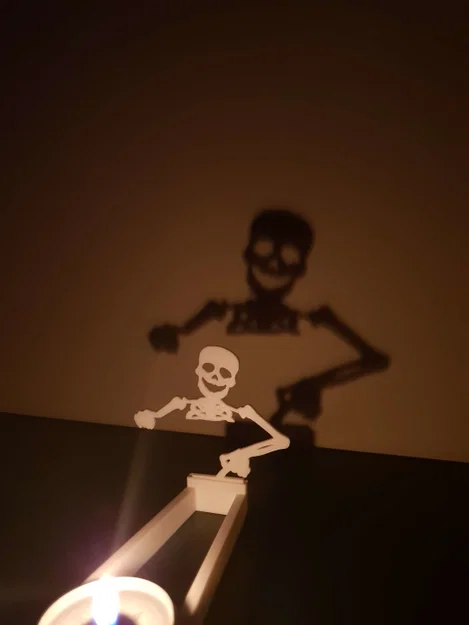 Giá đỡ nến/tealight Spooky chiếu bóng (tự tạo figure) - Image 5