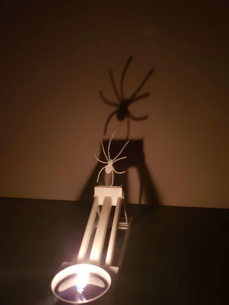 Giá đỡ nến/tealight Spooky chiếu bóng (tự tạo figure) - Image 7