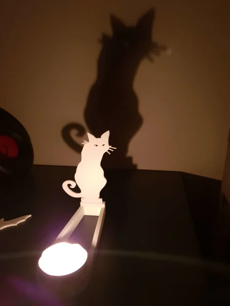 Giá đỡ nến/tealight Spooky chiếu bóng (tự tạo figure) - Image 8