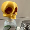 Hộp bơm xà phòng hình đầu lâu (Skull soap dispenser) - Thumbnail 3