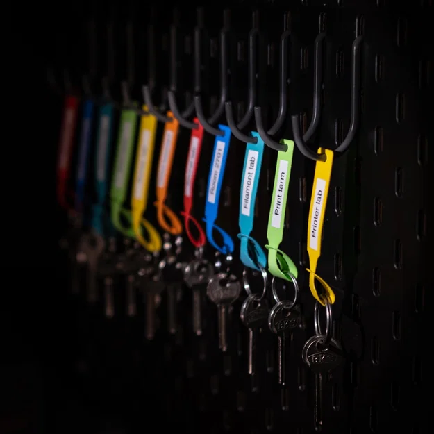 Thẻ Gắn Chìa Khóa Dẻo Tối Giản (Minimalistic Flexible Key Tags) - Image 3