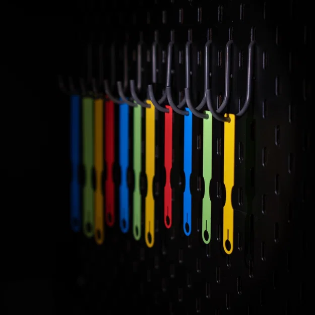 Thẻ Gắn Chìa Khóa Dẻo Tối Giản (Minimalistic Flexible Key Tags) - Image 5
