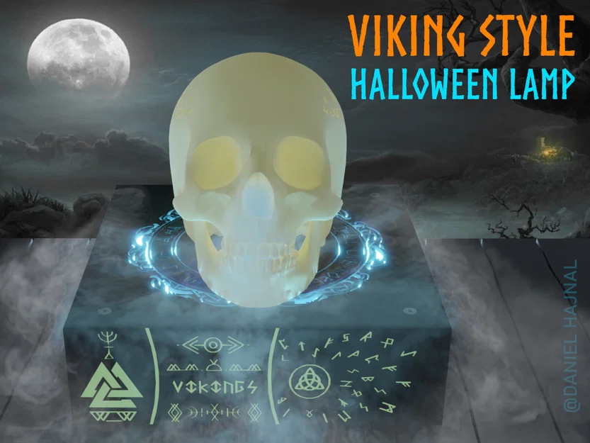 Đèn Halloween Phong Cách Viking - Image 1