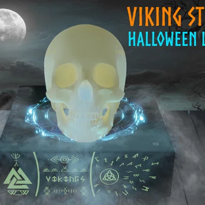 Đèn Halloween Phong Cách Viking