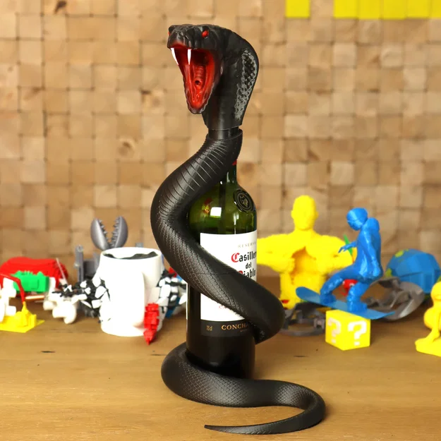 Đầu rót rượu vang hình rắn hổ mang (Cobra Wine Dispenser) - Image 1