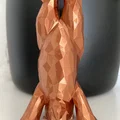 Mô hình gấu Berlin Low Poly (Berlin Buddy Bear) trang trí in 3D - Thumbnail 2