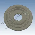 Bộ quấn cuộn filament - đĩa adapter cho spool Sunlu/Creality/Esun - Thumbnail 2