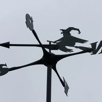 Weather-witch – Cánh gió (wind vane) hình phù thủy thay được
