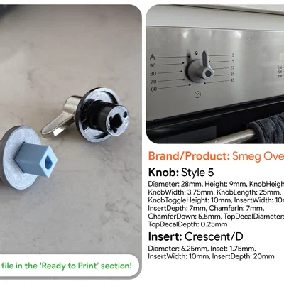 Bộ Núm Vặn Thay Thế DIY “Ultimate” (cho Samsung, Smeg, Toyota & hơn nữa!)