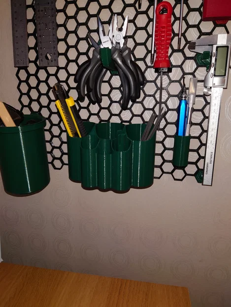 Giá đỡ cọ vẽ/dụng cụ cho Honeycomb Storage Wall (HSW) - Image 1
